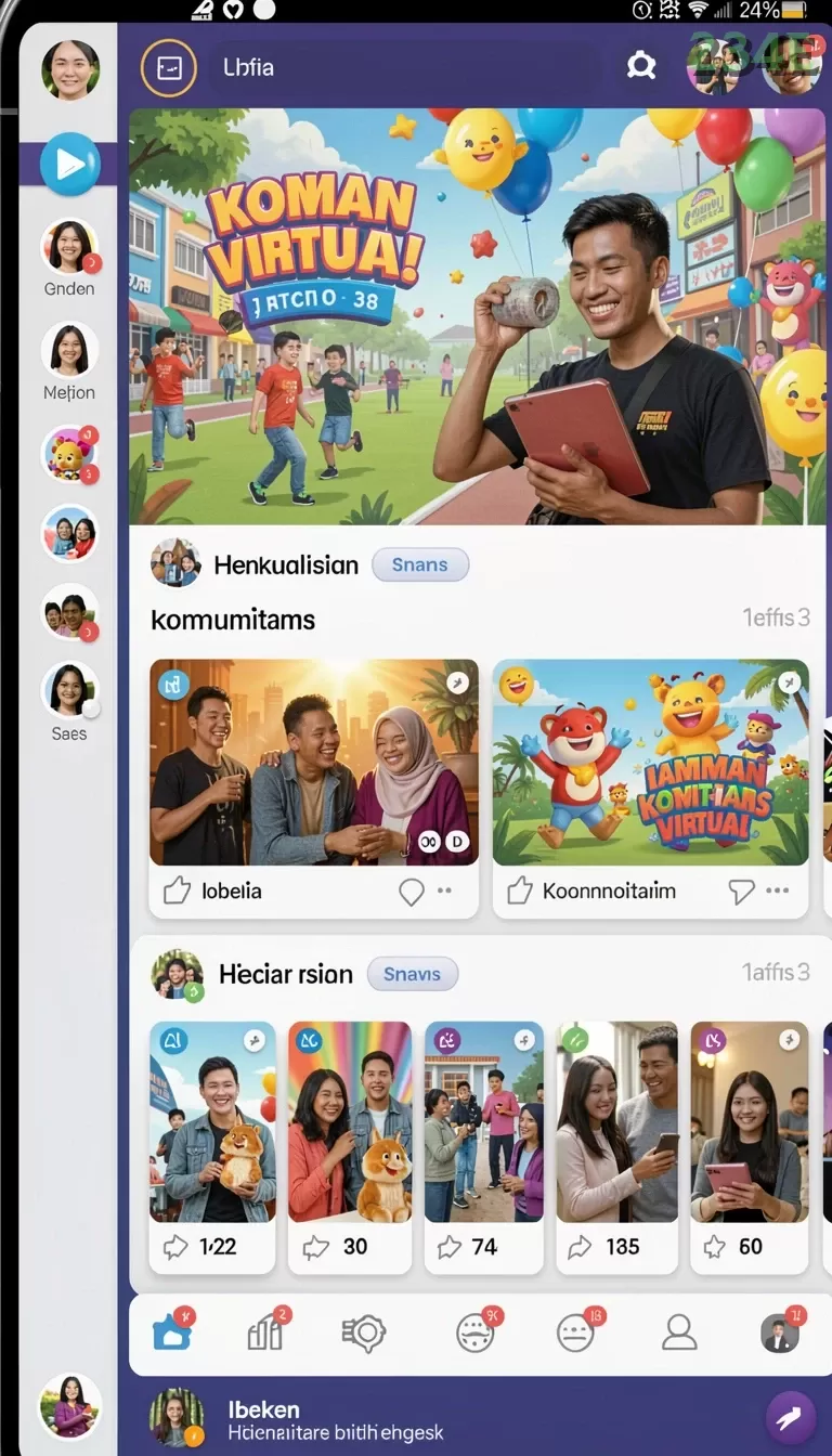 Cuplikan layar JTBLUE — halaman utama