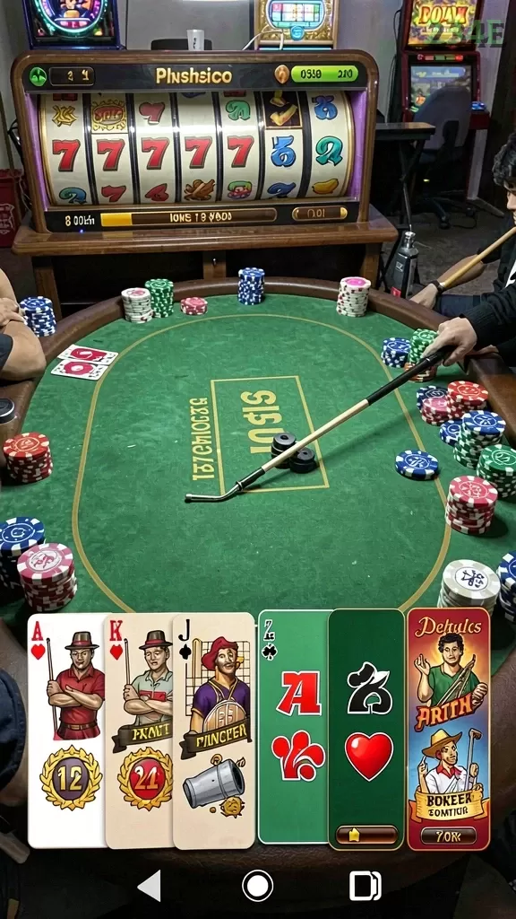 Cuplikan layar 380SLOT — menu navigasi