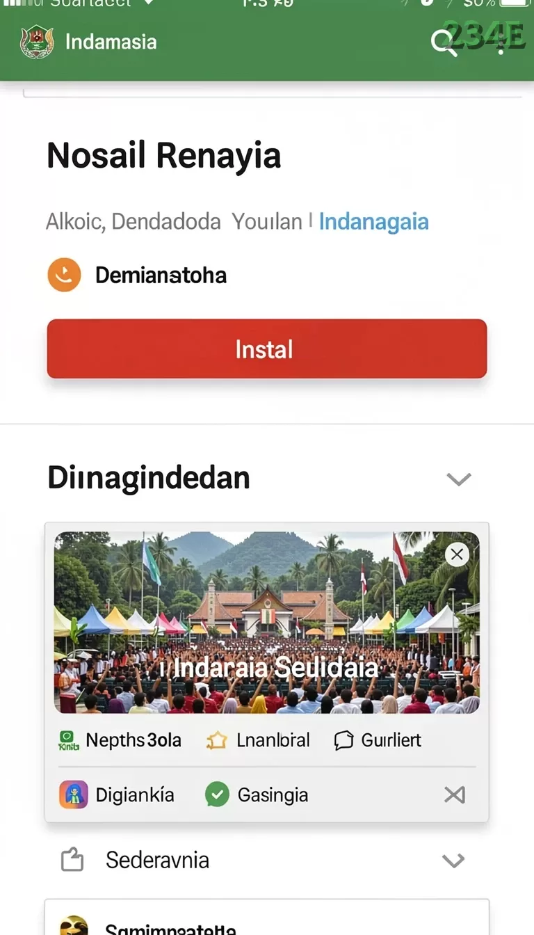 Cuplikan layar SENSASI777 — halaman utama